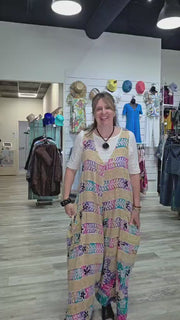 Duality Sari Harmony Wide Leg Jumpsuit #1041 by Kantha Bae