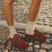 Abeille Tassel Beaded Clogs Clogs by Azalea Wang Robin Boutique