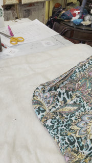 Silk and Burlap Shoulder Bags by PaperLace