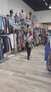 Reversible Raincoat in Pink Fish Robin Boutique