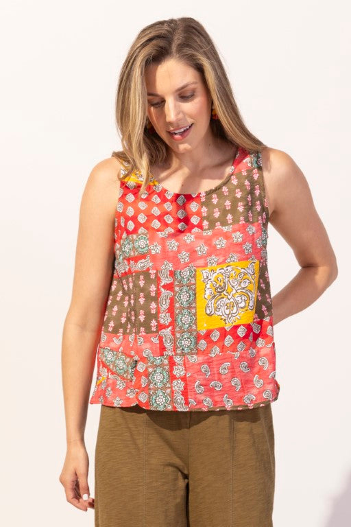 Regatta Button Back Tank by Escape