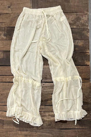 Ruffle It Up Velvet Pant by Jaded Gypsy - Robin Boutique-Boutique 