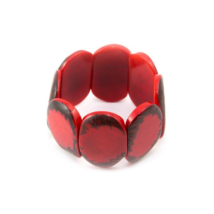 Carved Natural Ivory Bracelet by Tagua