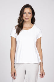 Foundations Knit Cap Sleeve Tee by Olivia 320313 Robin Boutique