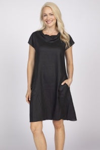 Flax Linen Impress Dress by Olivia