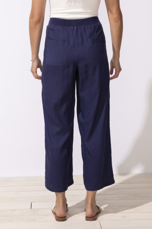 Lake Linen Beach Flood Pant by Escape
