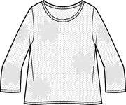 Floral Crochet Pullover by Escape