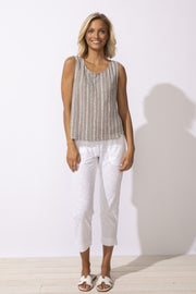 Driftwood Stripe Harborside Tank by Escape