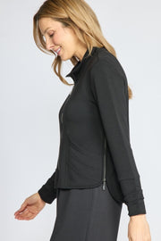 Feather Lux Knit Stitch Jacket by Olivia