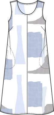 Flax Linen Easy Dress by Olivia