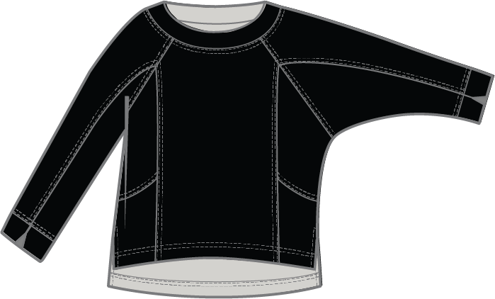 Feather Lux Knit Stitch Pullover by Olivia