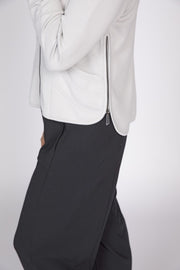 Feather Lux Knit Stitch Jacket by Olivia