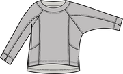 Feather Lux Knit Stitch Pullover by Olivia
