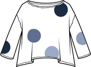 Full Circle Dot Pullover by Olivia