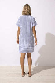 Seaport Stripe Shirt Dress by Escape