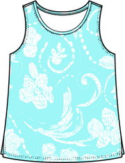 Vintage Scroll Crew Tank by Escape