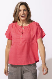 Lake Linen Island Escape Pullover by Escape by Habitat Robin Boutiuqe