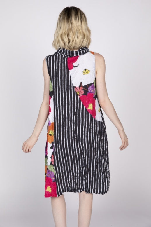 Crimped Crepe Easy Dress by Olivia