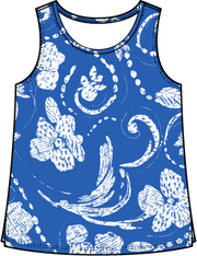 Vintage Scroll Crew Tank by Escape