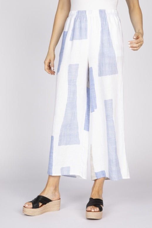 Flax Linen Breeze Flood Pant by Olivia