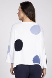 Full Circle Dot Pullover by Olivia
