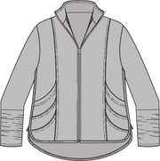 Feather Lux Knit Stitch Jacket by Olivia