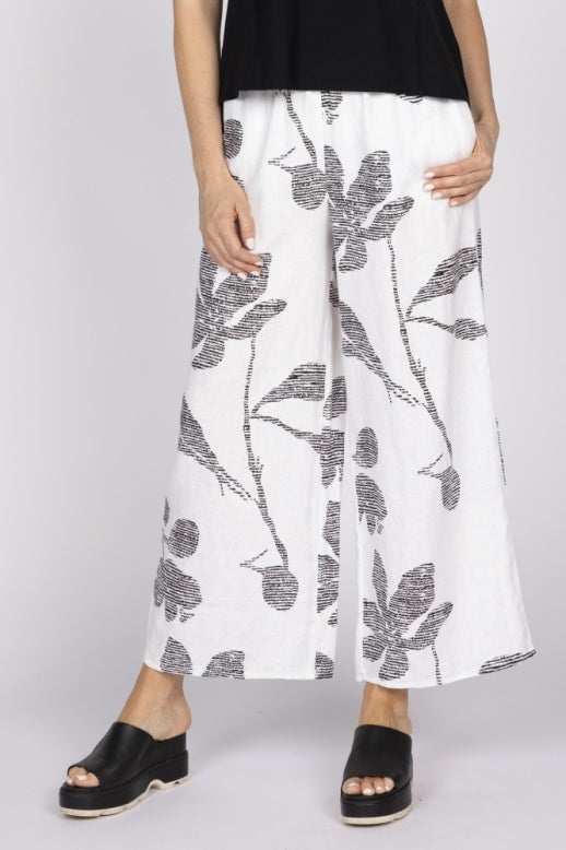 Flax Linen Breeze Flood Pant by Olivia