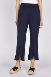 Foundation Knits Curved Hem Flood Pant by Olivia