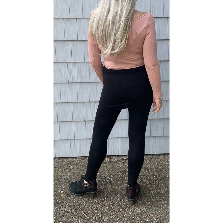 Bamboo skirt with leggings - Robin Boutique-Boutique    &.  Reloved Fabrics