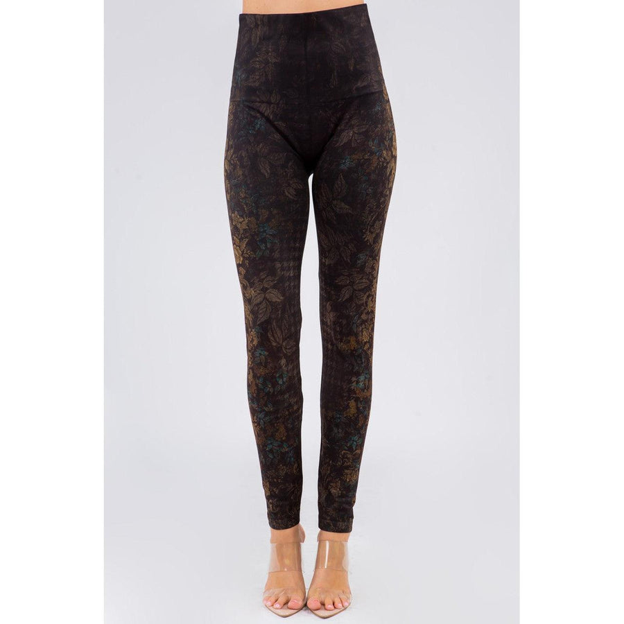 Extended Size High Waist Full Length Jeans Leggings with Sublimation Print need image - Robin Boutique-Boutique 