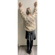 Ivory Knitted Cardigan - Robin Boutique-Boutique    &.  Reloved Fabrics