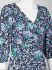 Maggy London V-Neck Floral Dress - Robin Boutique-Boutique 