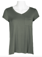 Cable & Guage Scoop Neck Basic Top - Robin Boutique-Boutique 