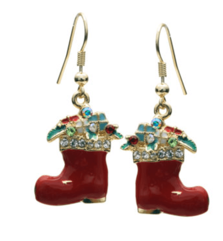 Holiday Enamel Earrings - Robin Boutique-Boutique 