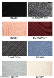 UNISEX Slouchy Knit Beanie Hat in Many Colors One Size 2001 - Robin Boutique-Boutique 