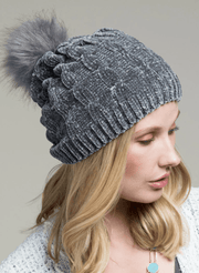 Chenille Soft Cable Knit Beanie Hat in Many Colors One Size 5013 - Robin Boutique-Boutique 