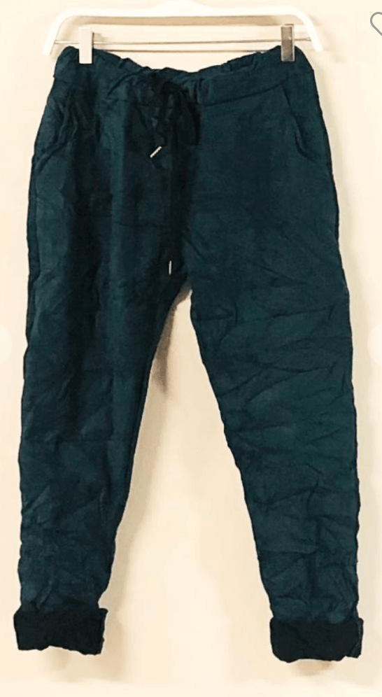 Faux Suede Jogger Pants By Venti6 93630-W22 - Robin Boutique-Boutique 
