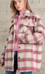 Button Down Furry Jacket by Shop Neighbor 8089 - Robin Boutique-Boutique 
