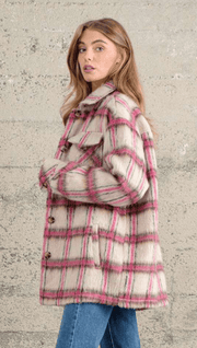 Button Down Furry Jacket by Shop Neighbor 8089 - Robin Boutique-Boutique 
