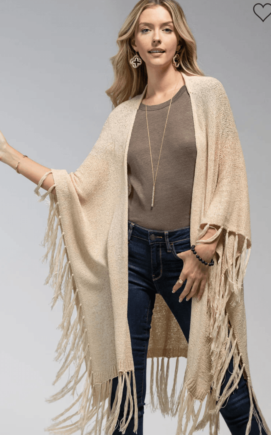 Ruggine Knit Ruana 2036 - Robin Boutique-Boutique 