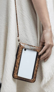 Snakel Print Phone Case Crossbody - MZ1MB0115 - Robin Boutique-Boutique 