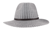 Knit Fedora Hat with Leather Band KP016 - Robin Boutique-Boutique 