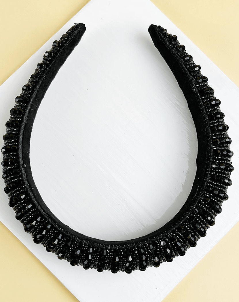 Large Ornate Crsytal Headband 10246 - Robin Boutique-Boutique 