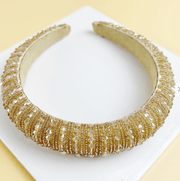 Large Ornate Crsytal Headband 10246 - Robin Boutique-Boutique 