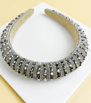Large Ornate Crsytal Headband 10246 - Robin Boutique-Boutique 