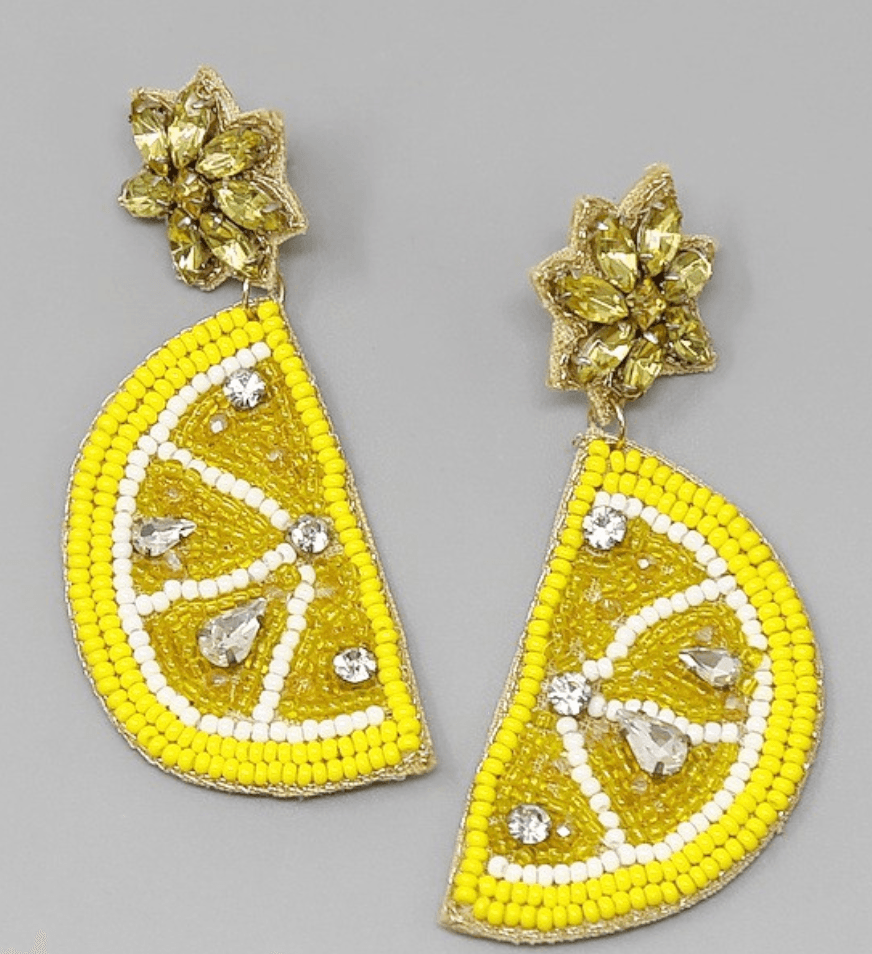 Beaded Fruit Earrings in a Veriety of styles - Robin Boutique-Boutique 