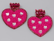 Various Valentines Day Beaded Earrings - Robin Boutique-Boutique 