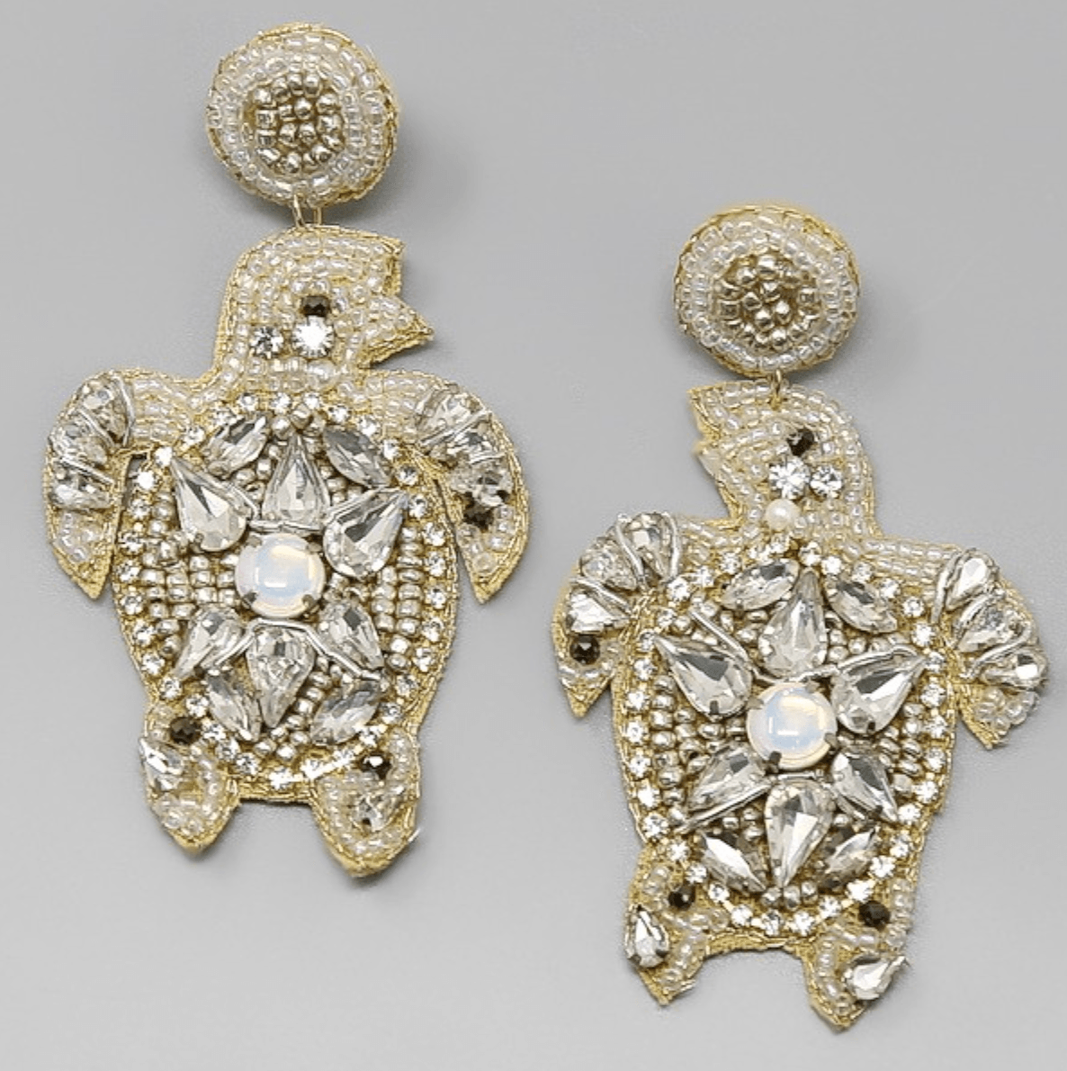 Various Beaded Turtle Earrings - Robin Boutique-Boutique 