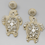 Various Beaded Turtle Earrings - Robin Boutique-Boutique 