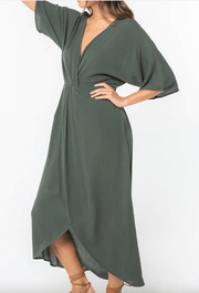 Kimono Sleeve Dress by LoveStitch 72105W - Robin Boutique-Boutique 